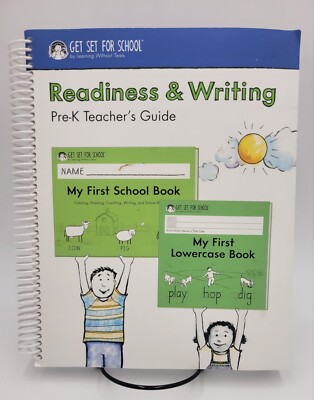 Readiness & Writing Pre-K Teachers Guide Learning Without Tears Spiral Used-VG 