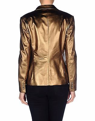 Pre-owned Ralph Lauren Black Label Gold Leather Blazer Sportcoat Jacket $2995