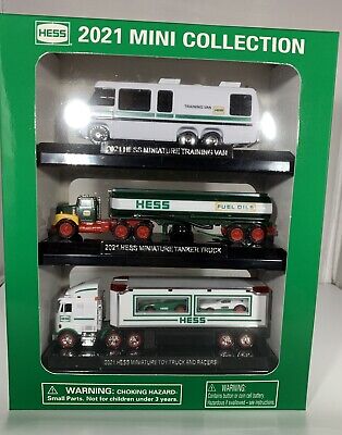 2021 MINI HESS 3 TRUCK COLLECTION MINT IN BOX LIMITED EDITION