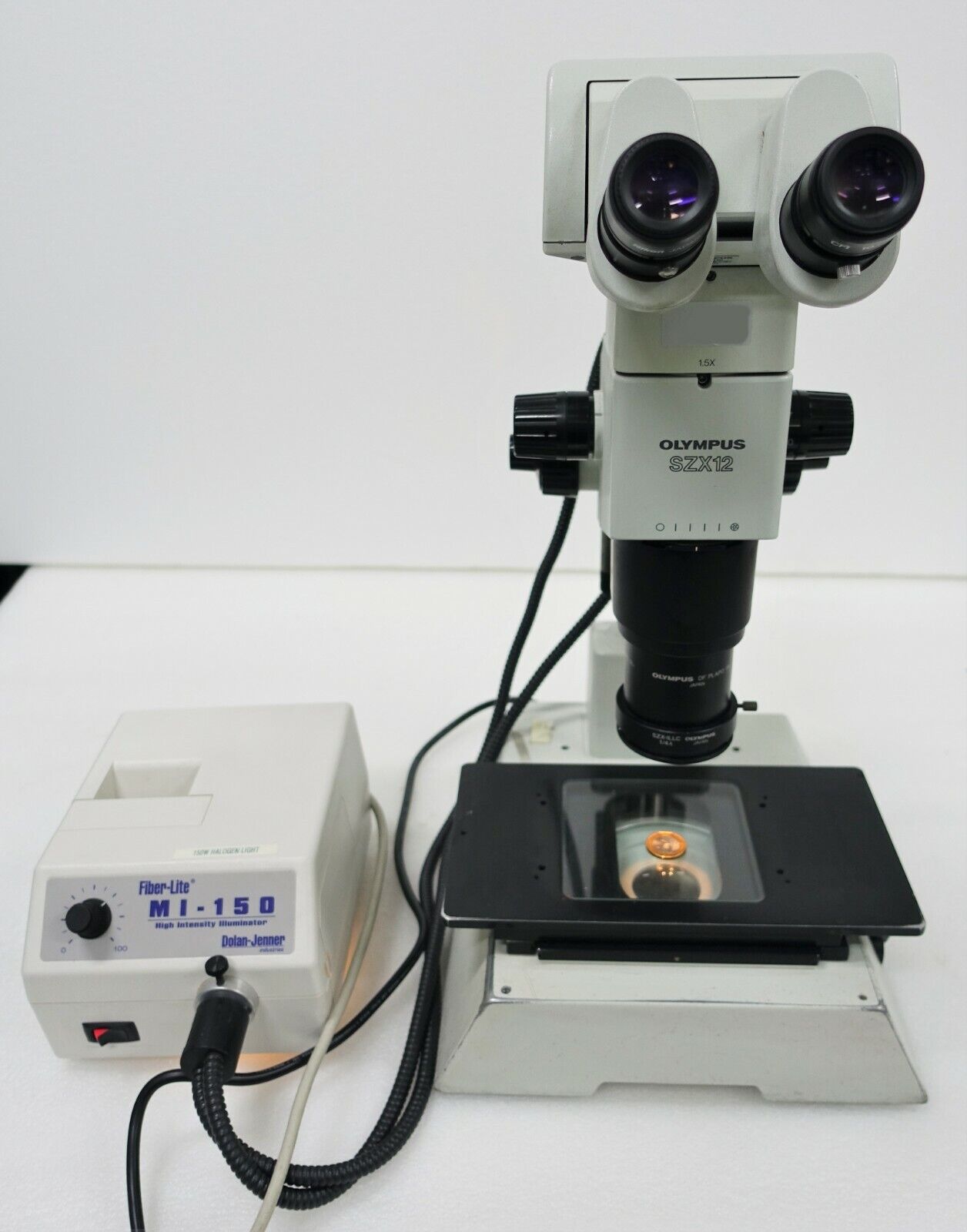 OLYMPUS SZX12 STEREO ZOOM MICROSCOPE SZX-ZB12 TRANSMITTED OLYMPUS SZX12 STEREO ZOOM MICROSCOPE SZX-ZB12 TRANSMITTED