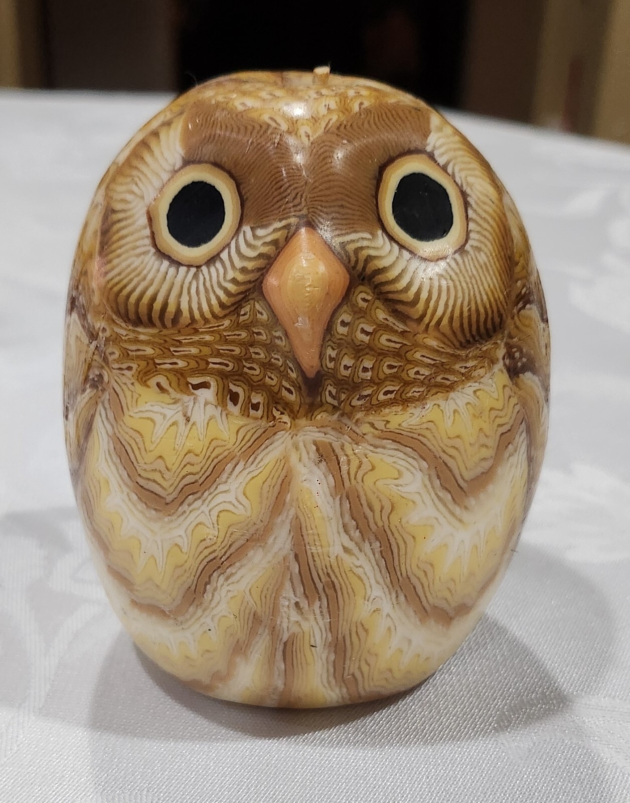 その他 Owl candle Vintage Owl Candle 1970s Molded Wax Figure Home Decor | eBay