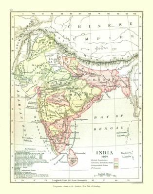 India 1804 - Gardiner 1902 - 23.00 x 29.31