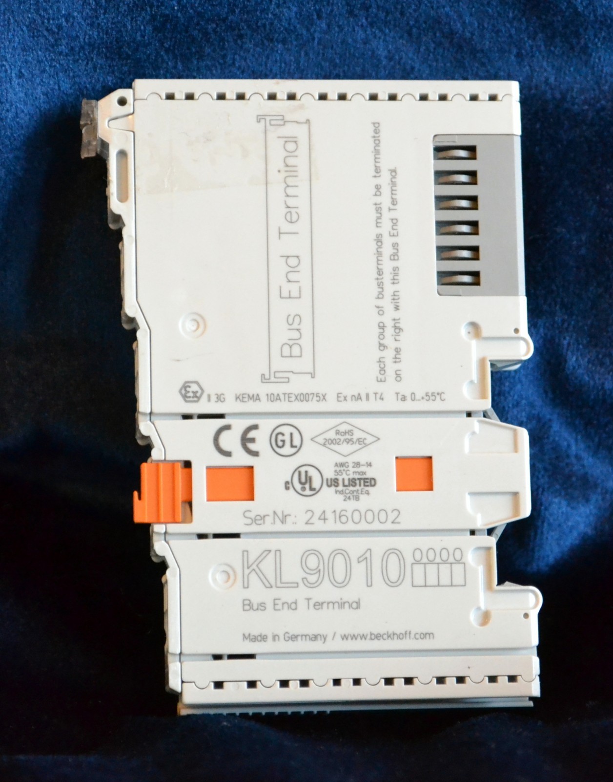 NEW Beckhoff KL9010 0000 Bus End Terminal for PLC Modules !!!