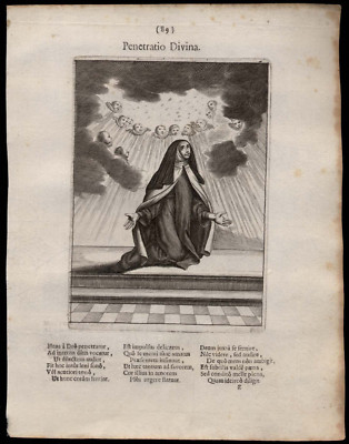 Santa Teresa La Penetrazione Divina IDEA VITAE TERESIANAE 1686 Avila Espana