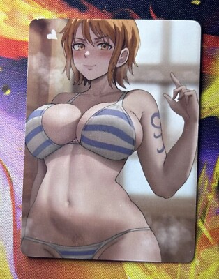 Nami Goddess Story Anime Waifu Sexy Doujin ACG Custom Trainer Art card