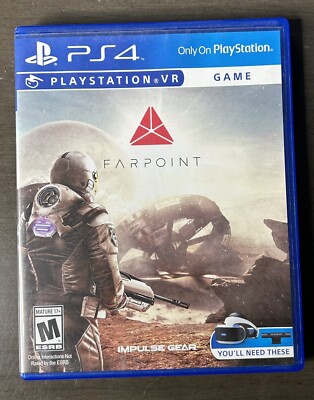 Farpoint (Sony PlayStation 4, 2017)  PS4 PSVR VR Tested Working