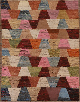 Geometric Moroccan Oriental Square Rug 9x9 Wool Hand knotted Room