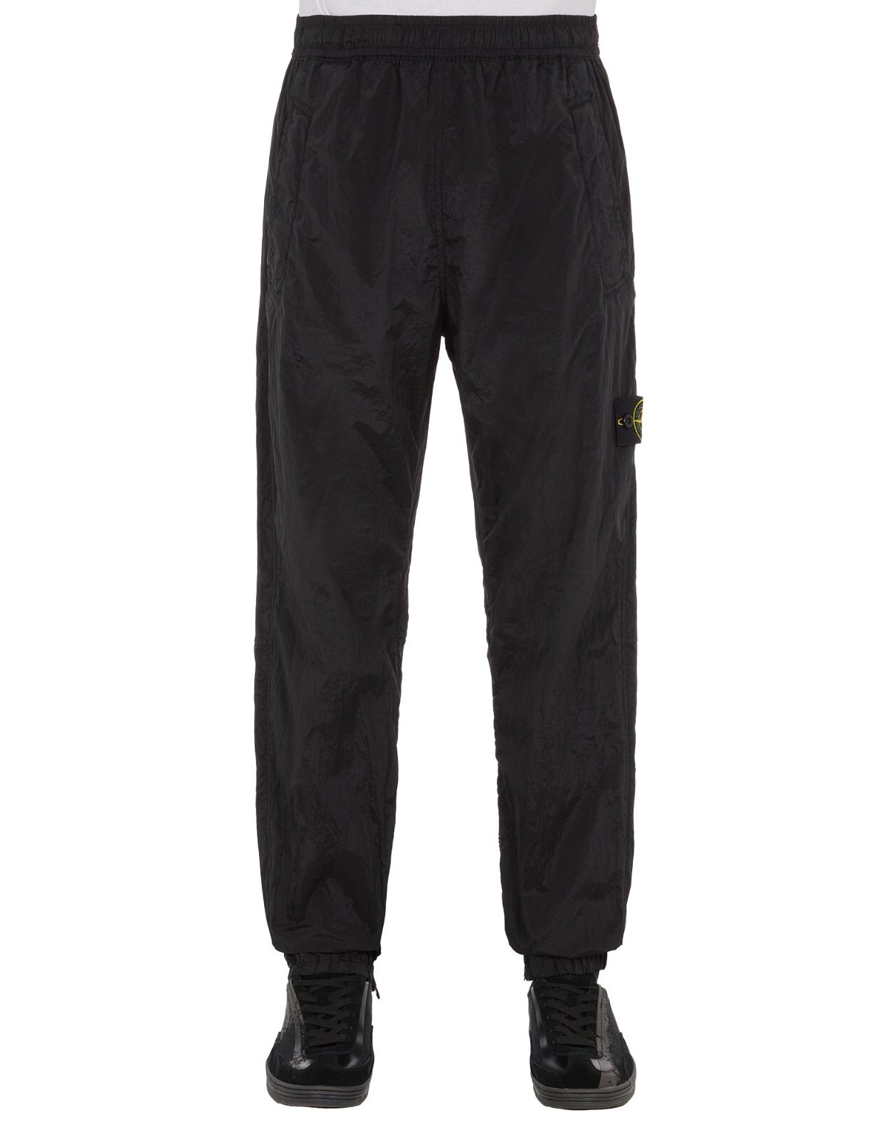 Pre-owned Stone Island 31119 Nylon Metal In Econyl Pentalone Rgular Fit Pant In Black