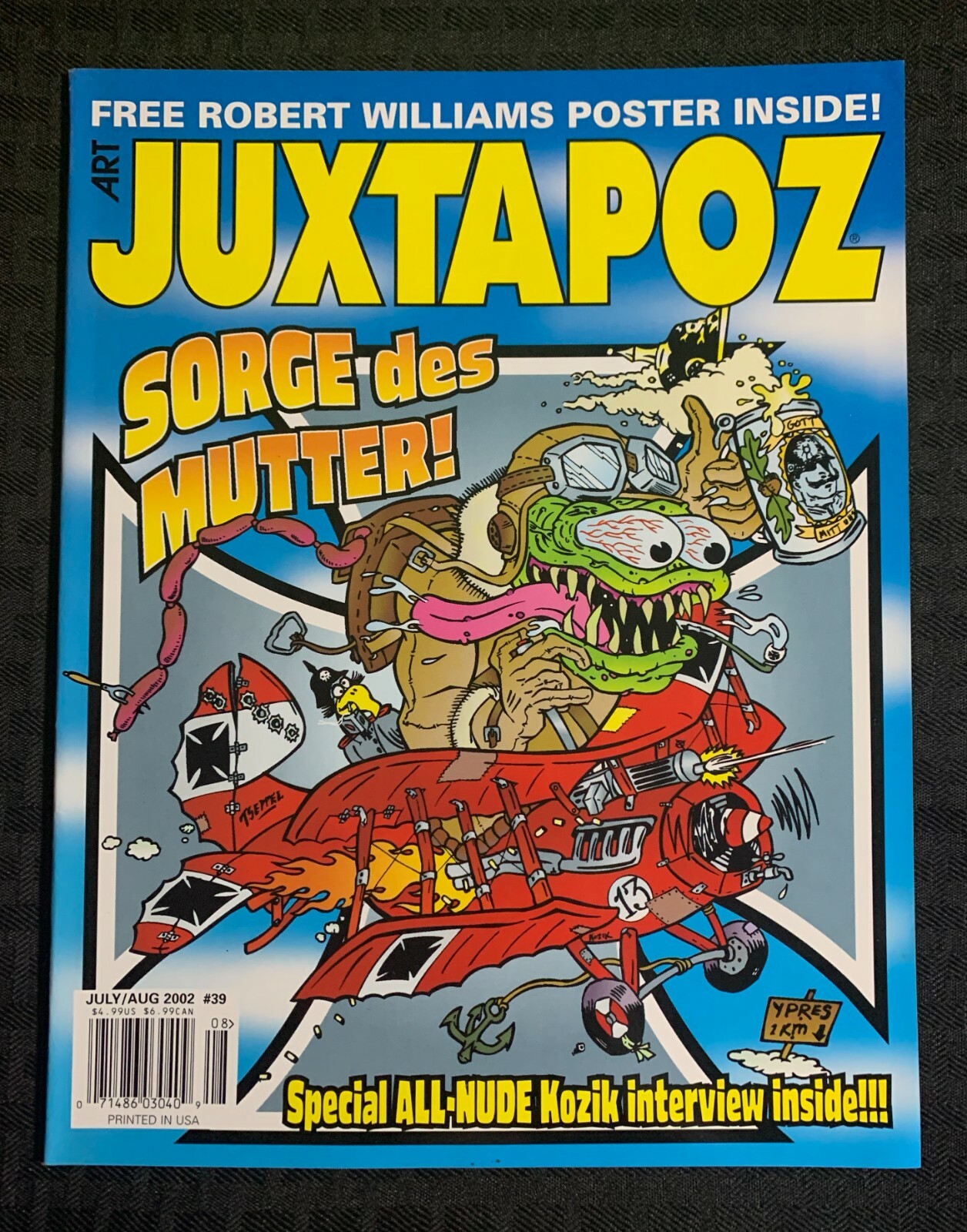 JUXTAPOZ ポスター 2002 JUXTAPOZ Magazine #39 FVF 7.0 with Robt Williams Poster