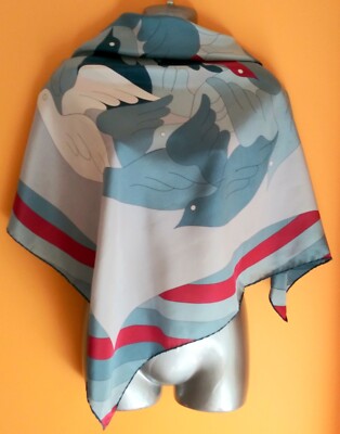GRES Paris, 100% Silk, Made in Italy (32x32 inches square)
