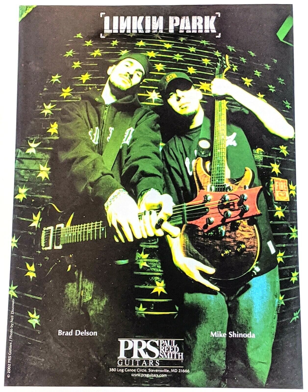 Linkin Park リンキン・パーク 2007 Brad ギターピック リンキンパーク