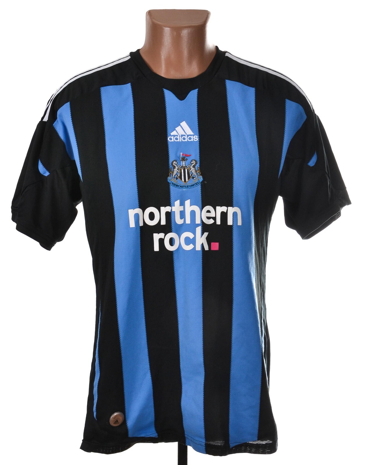 NEWCASTLE UNITED 2009/2010 THIRD FOOTBALL SHIRT ADIDAS SIZE