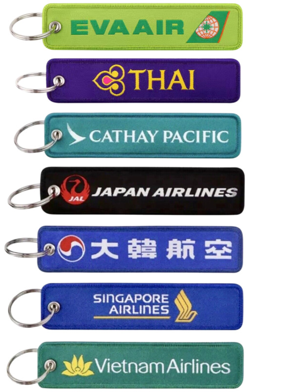 AIRLINE BAG TAGS ☆ Korean, Thai, Vietnam, Cathay Pacific, Japan,