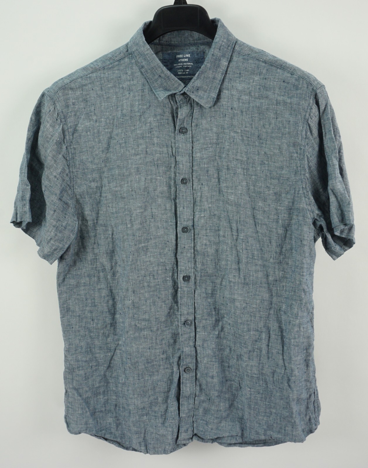 【2plan】Oz Linen ST Half Shirt Morris Linen Short Sleeve Shirt - 2PLAN | 60% - Asian