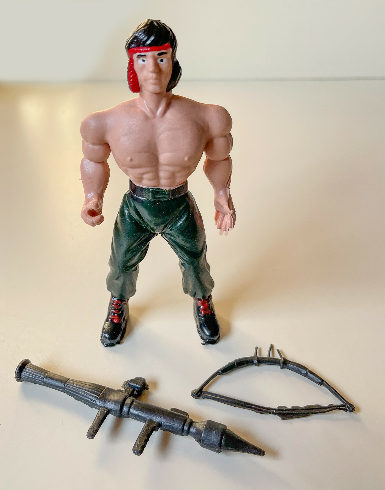 Vintage 80'S John Rambo bootleg KO MOTU Adventure Man figure Vintage 80'S John Rambo bootleg KO MOTU Adventure Man figure
