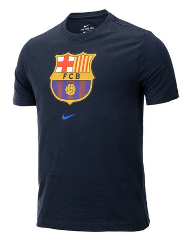 【レビューで送料無料】 Nike Men AS FC Barcelona CRES T-Shirts S/S Navy FCB Jersey ウェア
