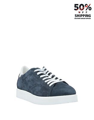 RRP€145 CRIME LONDON Suede Leather Sneakers US9 EU42 UK8 Low Top Lace Up