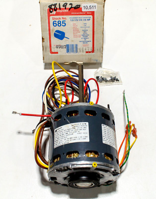 Magnetek 685 Motor HE3K7122N 1075 RPM 115v 4 Spd 51-18830-21 5KCP39JGK882CS