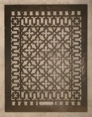 Large Cast Iron Grate /Vent Cover/ Heat Register, Rectangular, 20.25 x26.25 x.5 