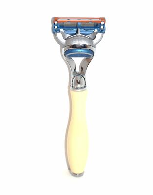 GBS 5 blade Faux Ivory Razor with Chrome