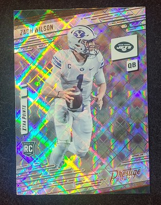 ZACH WILSON 2021 Panini Prestige   DIAMONDS XTRA POINTS RC Parallel #202   