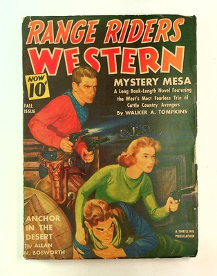 Range Riders Western Pulp Sep 1941 Vol. 7 #3 VG/FN 5.0