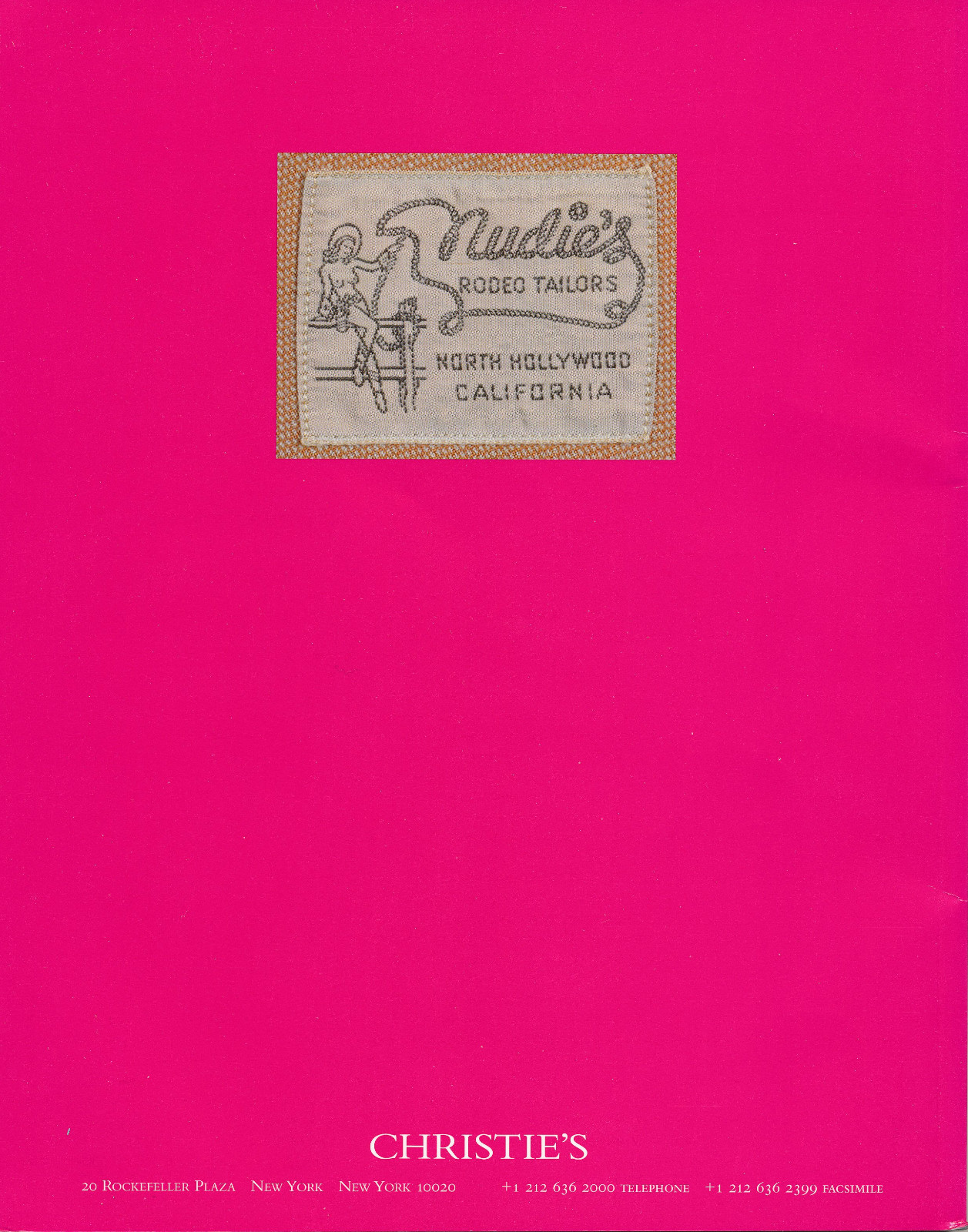The Country Music Sale Christie's Auction Catalog 2009 Buddy Holly Roy Rogers