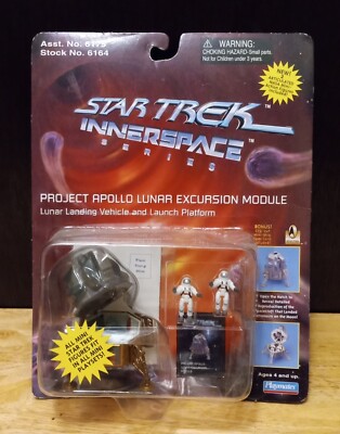 Star Trek Innerspace Project Apollo Lunar Module Mini Playset Playmates 1996