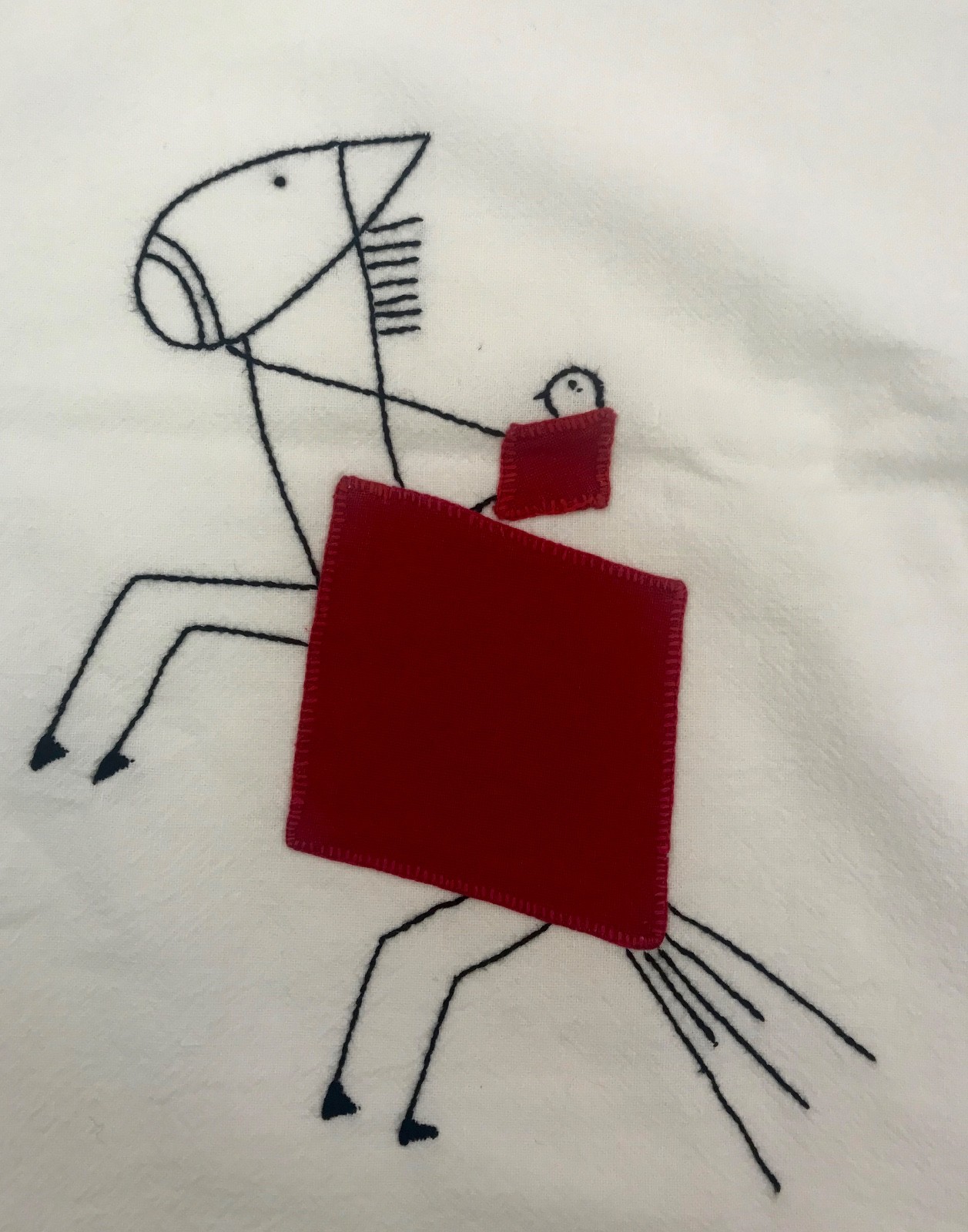 Card Game Table Tablecloth Embroidered Bridge Poker 33 x 33 Retro Design