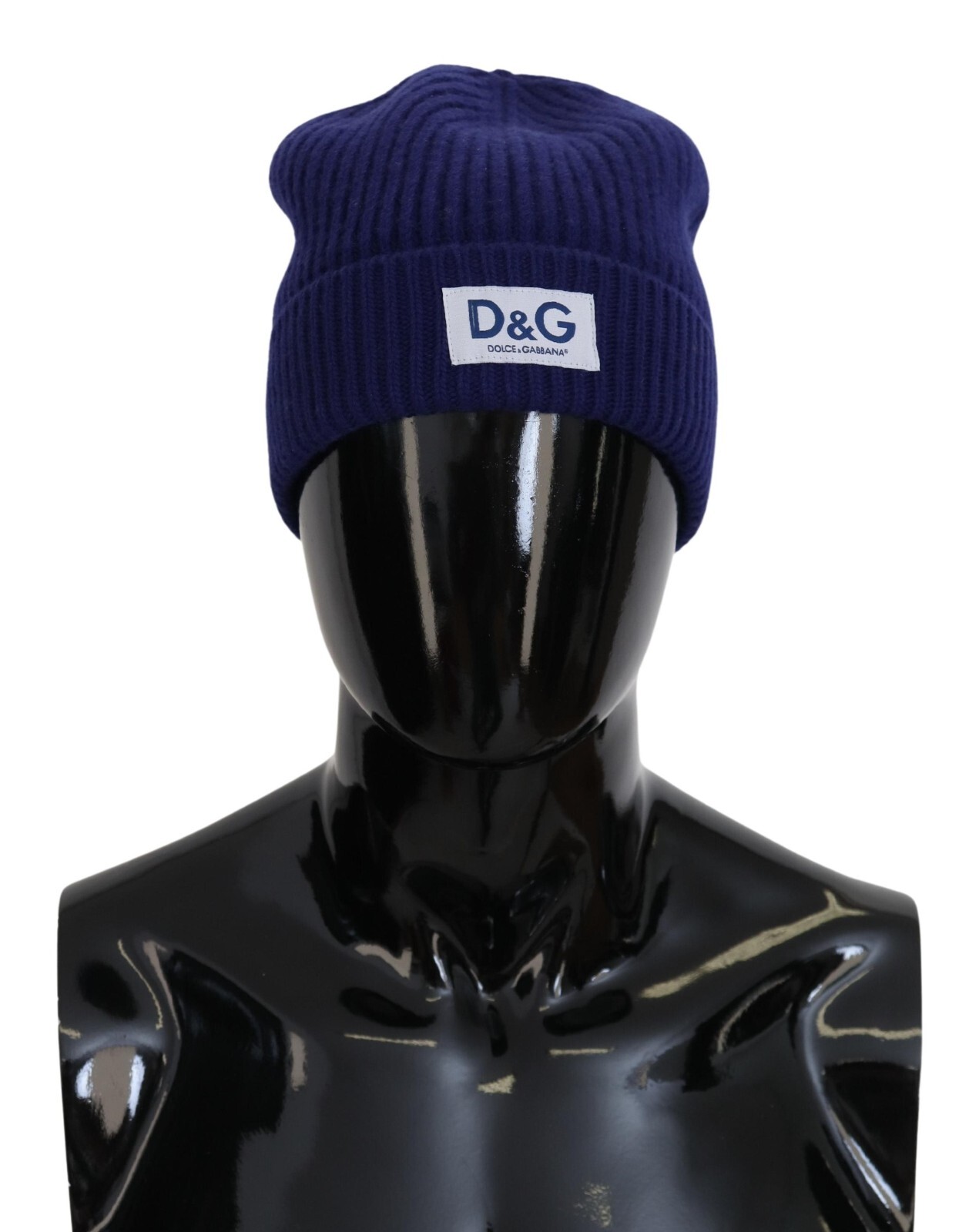 

Шапка DOLCE - GABBANA, шерстяная вязаная синяя шапка с логотипом, мужская шапка Capello, один размер, рекомендованная розничная цена 380 долларов США, Синий