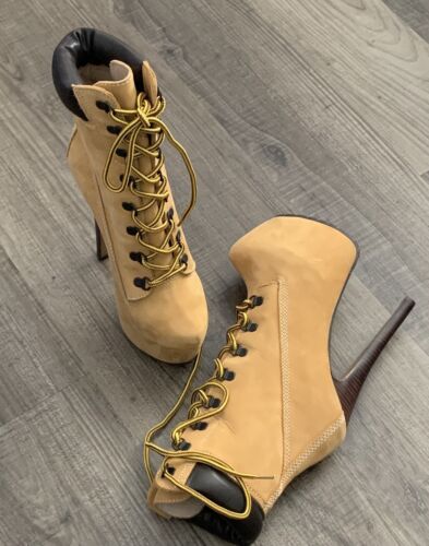 Zigi Girl Z-Jo Tan Nubuck Size 7 Construction Style Zjo 6 Zigi Girl Z-Jo Tan Nubuck Size 7 Construction Style Zjo 6