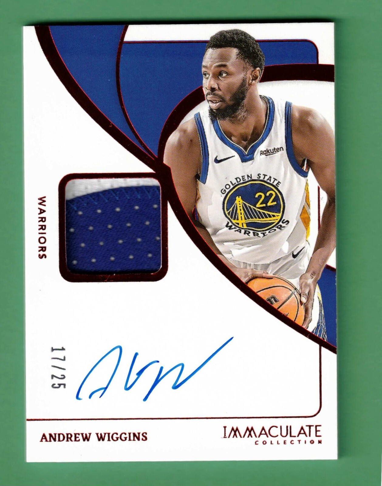 スポーツ選手 Panini Noir Andrew Wiggins RC patch auto Panini Noir Andrew Wiggins RC patch auto - メルカリ