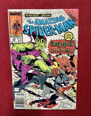 Amazing Spider-Man #312 RARE MARK JEWELERS INSERT VF+ Todd McFarlane 1989 Goblin