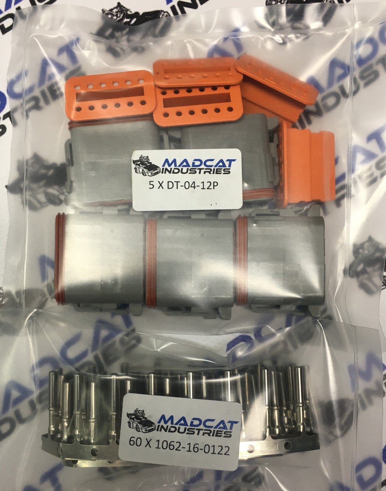 Parts Accessories Automotive Stamped Formed Terminal Pins Deutsch Dt Connector Plug 5x 12 Pin 14 18awg