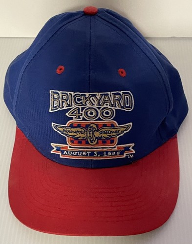 帽子 1996 NASCAR BRICKYARD 400 SNAPBACK CAP Vtg Nascar 1996 Brickyard 400 Indianapolis Motor Speedway