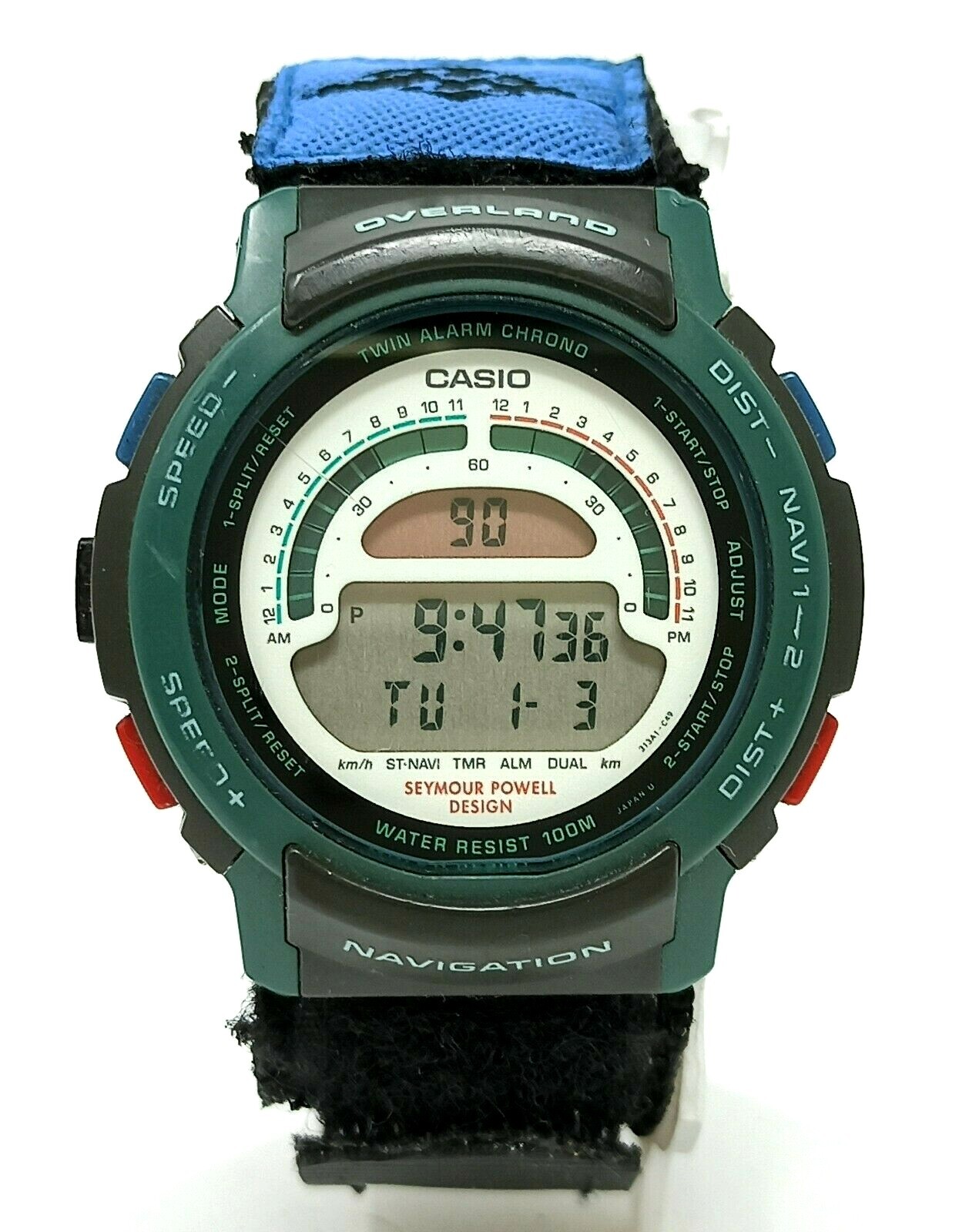 時計 CASIO 944 W-900 OVERLAND NAVIGATION Casio W-900 Overland Navigation Vintage Digital Watch Super