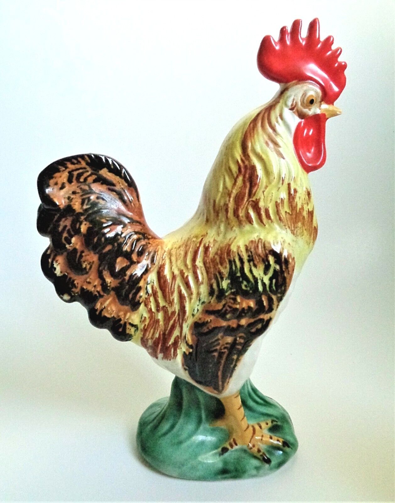 Vintage Royal Copley Tall Chicken Set Hen and Rooster Set