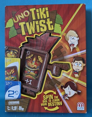 Uno Tiki Twist Card Game New Sealed Mattel 2014