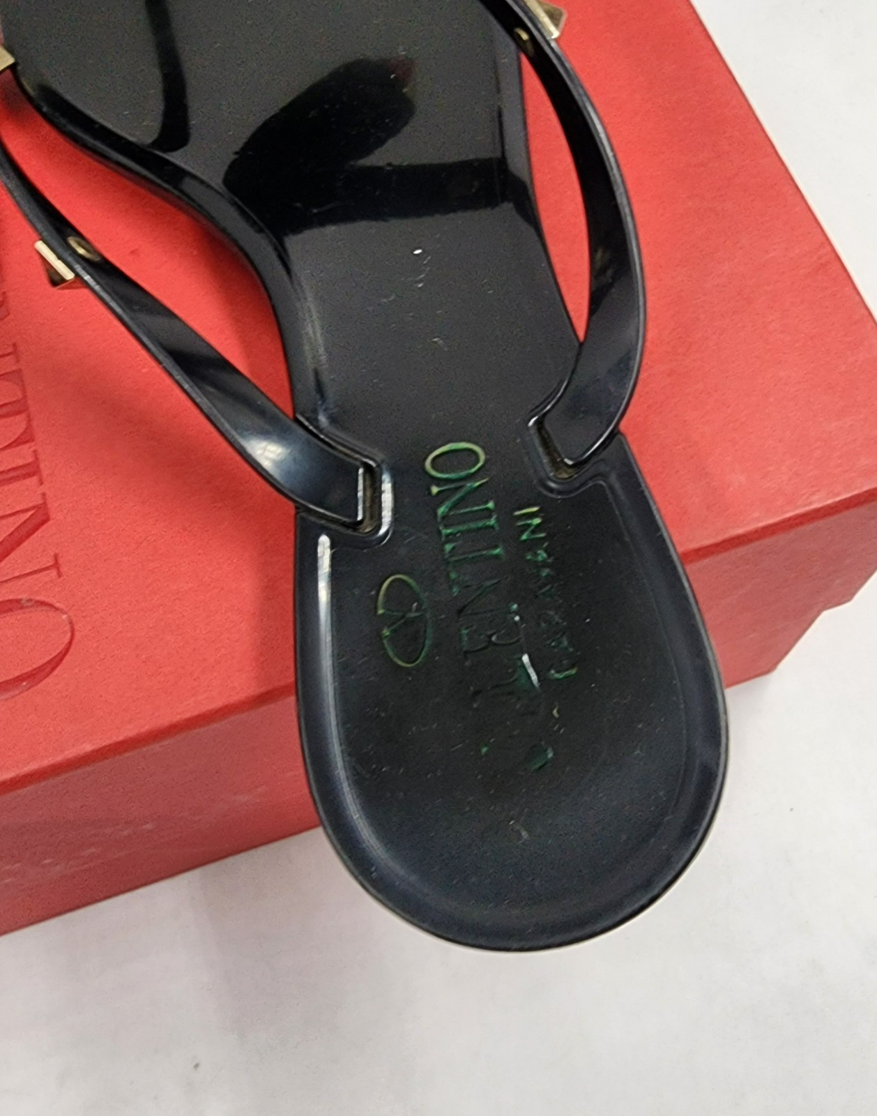 Valentino Garavani Summer Rockstud PVC Thong Sandals Women's