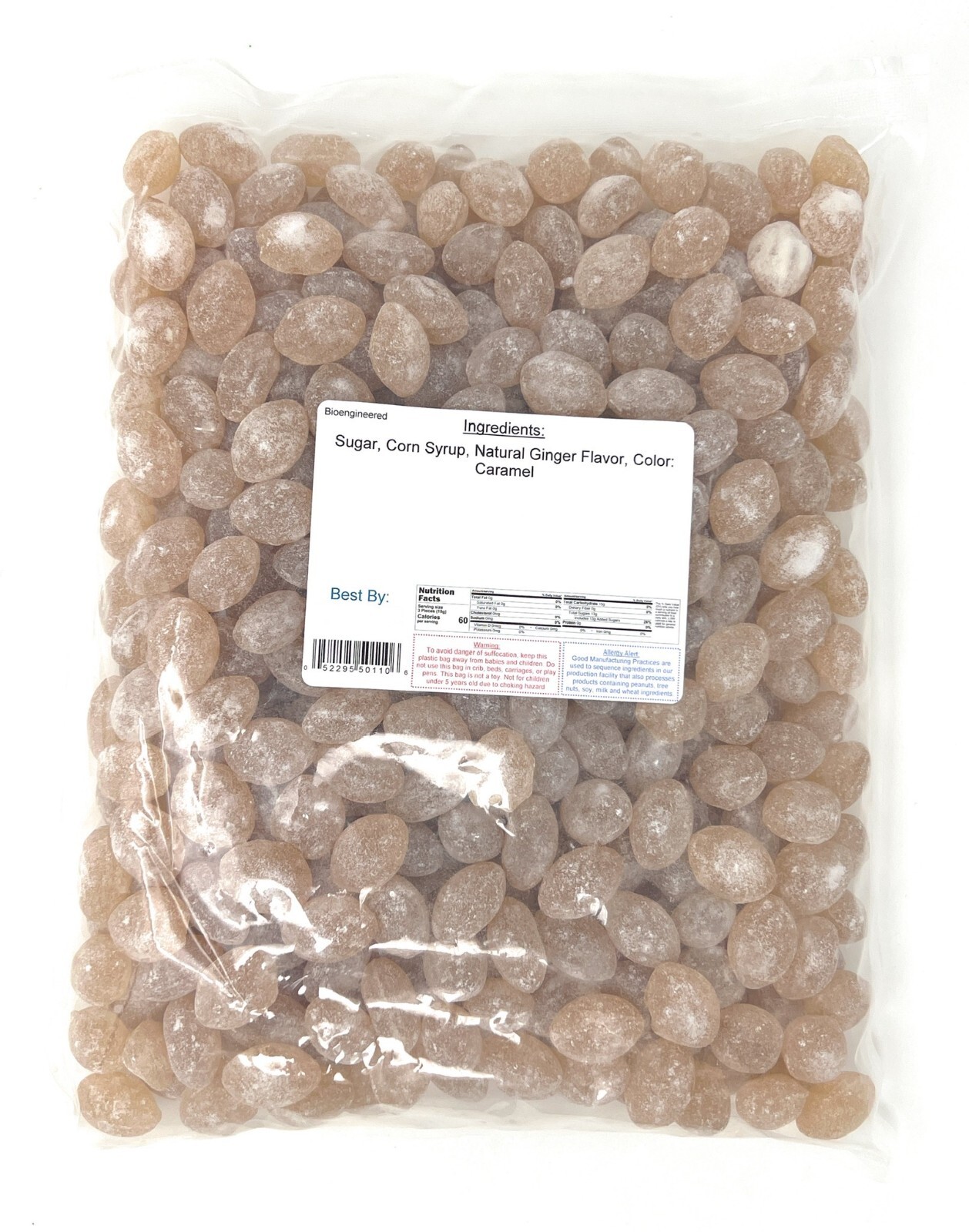 Olde Time Ginger Sanded Hard Candy 4 lbs. ~ YANKEETRADERS® ~ FREE SHIPPING