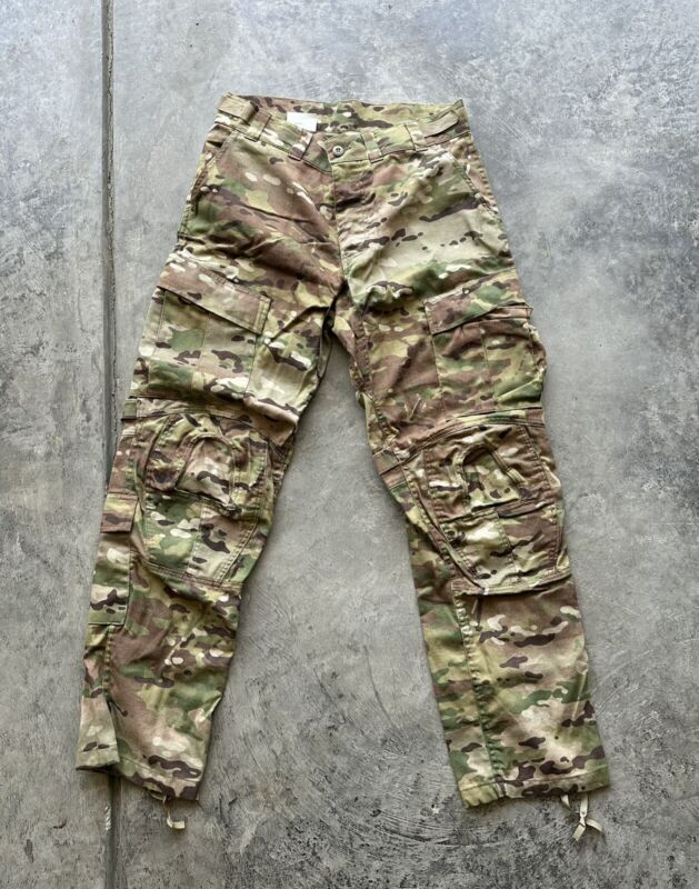 Us Army Advanced Combat Pants Multicam Ocp W/ Crye Knee Pad Slots Medium-Long