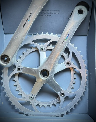 Shimano 600 Tricolor Fc 6400 Crank Set 39 53 172.5 | eBay