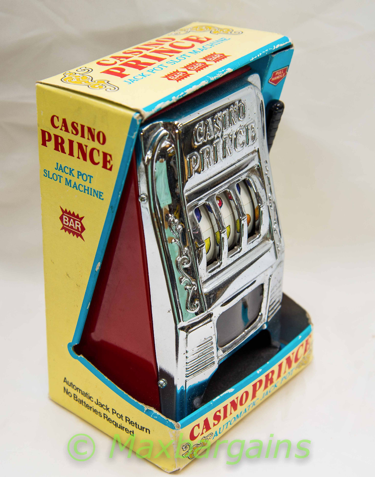 Waco 1980's Casino Prince Jack Pot Slot Machine Automatic Jack Pot in Box