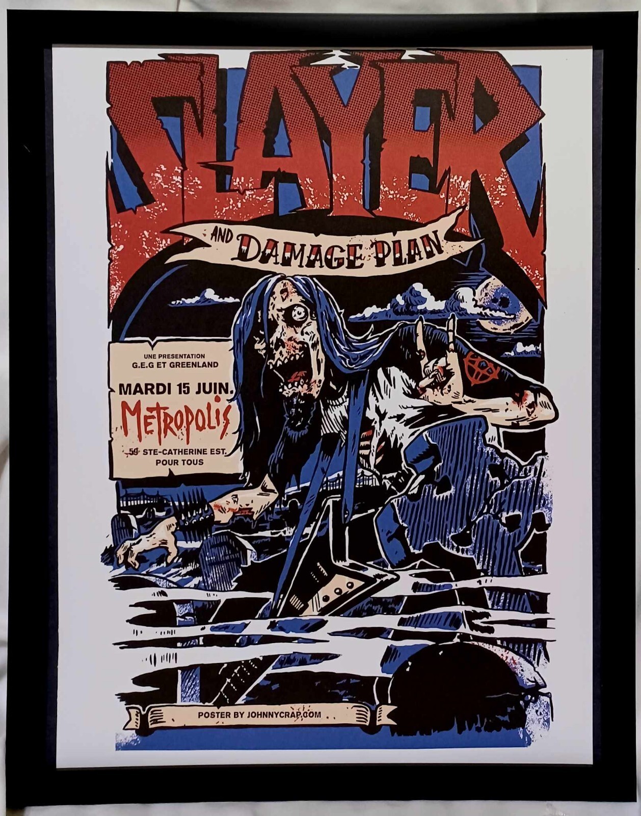 「FANATIC◇CRISIS　tour　2004［dear　marvelour 1996 - 311 w/ the Urge - Des Moines Concert Poster by Mark