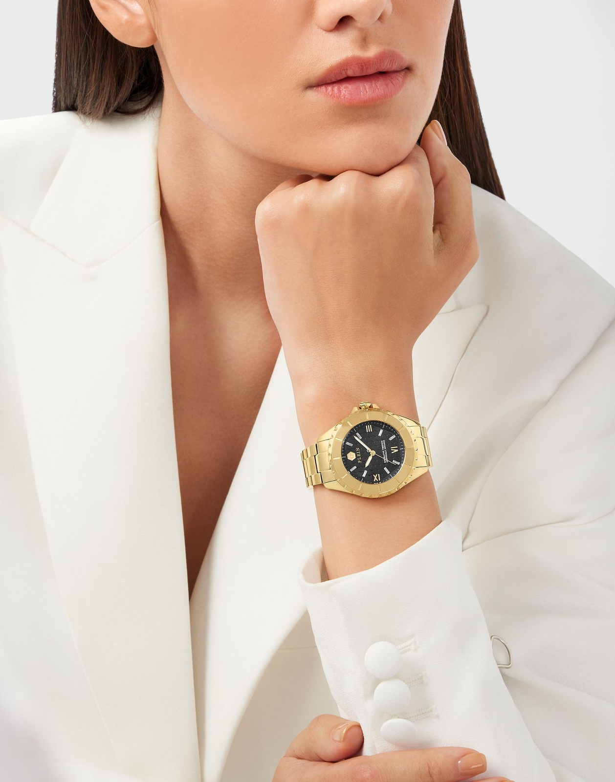 Pre-owned Philipp Plein Women Watch Analog Quartz Plein Heaven Pwpoa0524 Stainless Steel