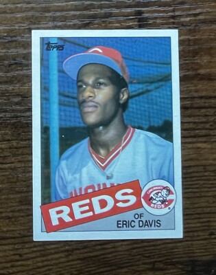 1985 Topps - #627 Eric Davis (RC)