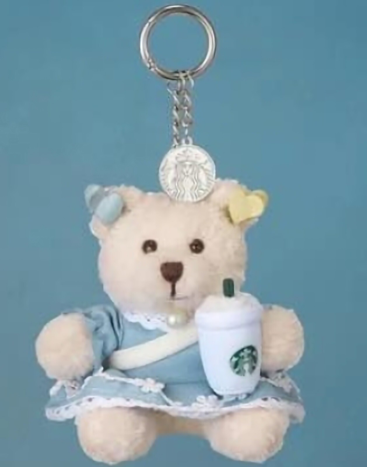 【韓国スタバ】24夏①★French summer bearista key chain Starbucks Korea 2024 French Summer Bearista Keychain | eBay