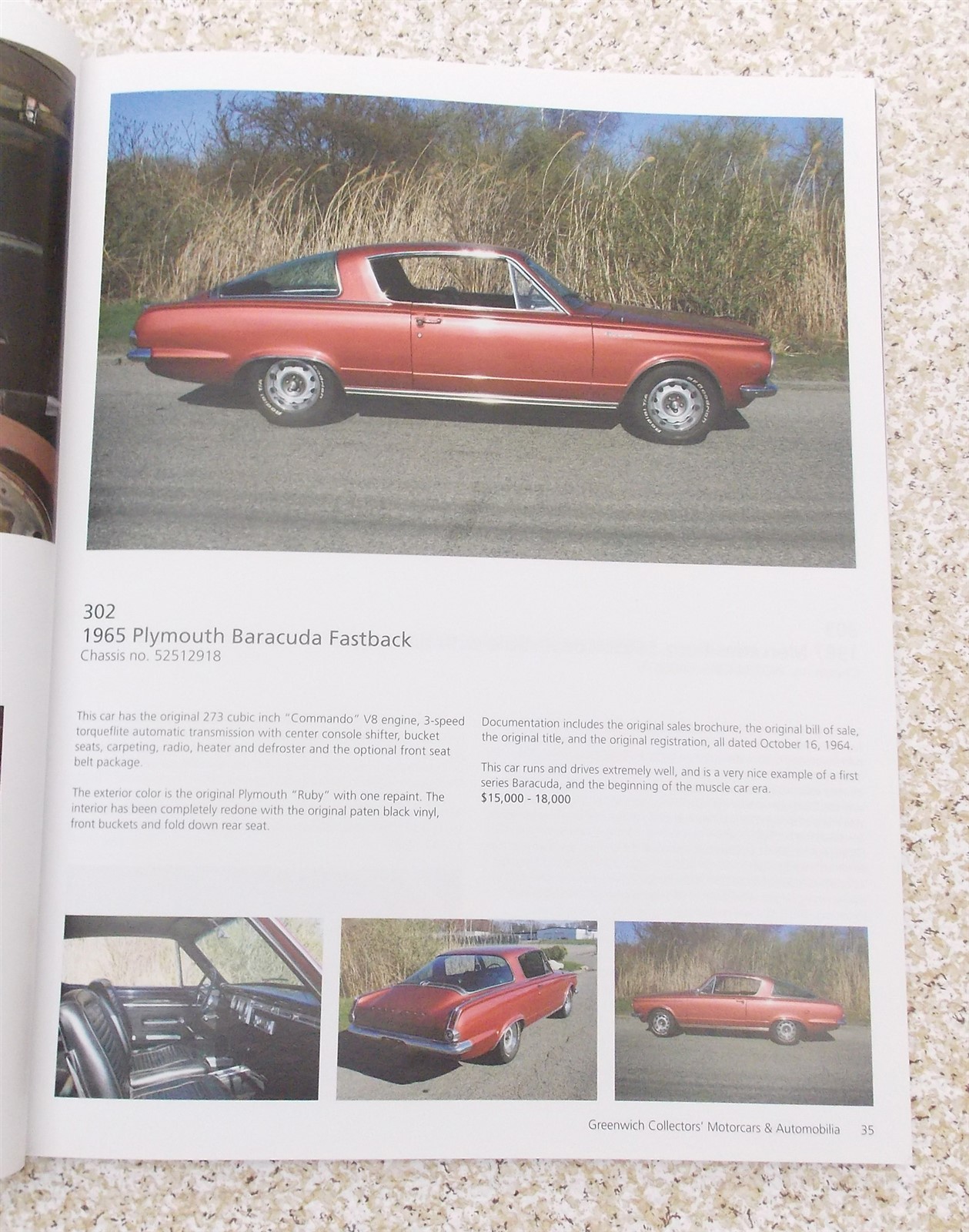 BONHAMS Automobile Car Auction Catalog Concours D'Elegance Greenwich 2011