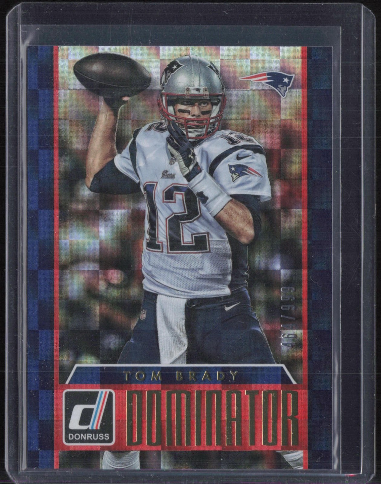 2015 Panini Donruss Geometric Refractor #26 Tom Brady 464/999 #1