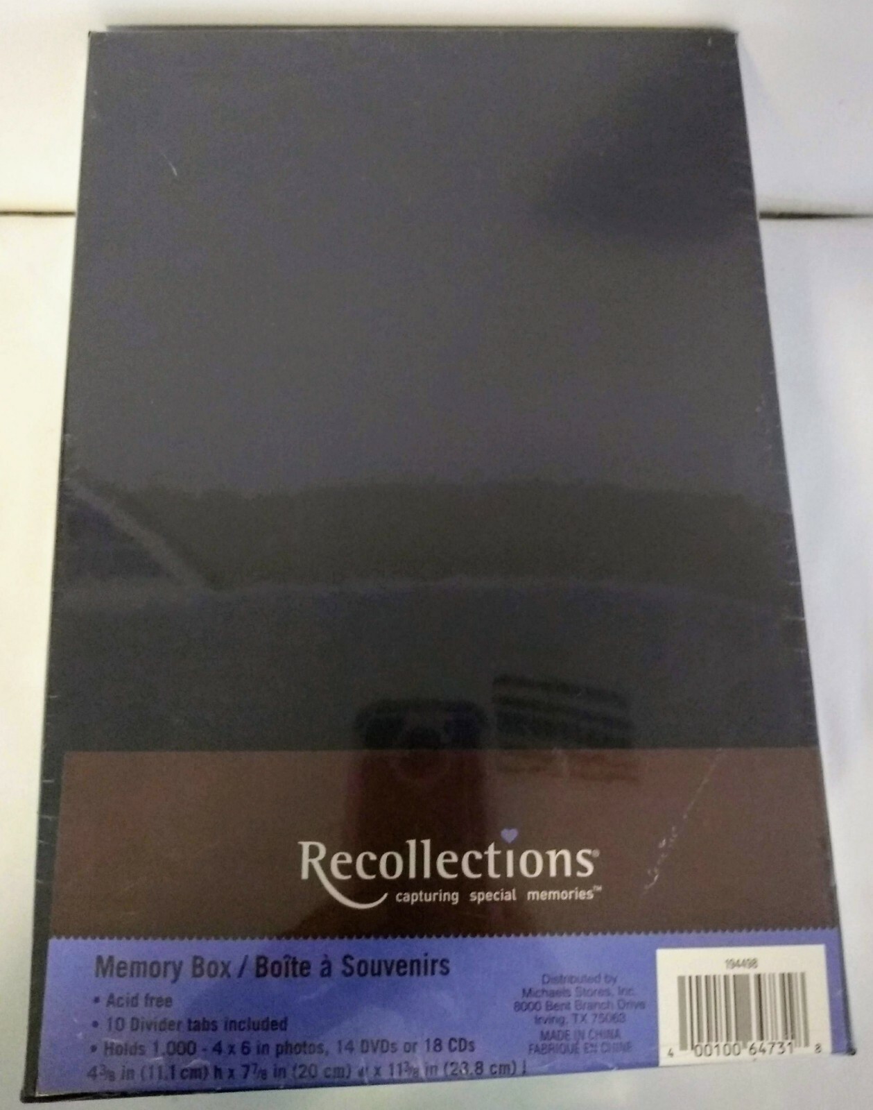 Recollections Memory Box Storage Photos DVDs or CDs Gift Box Lot of 4